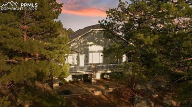 Exquisitely located on the edge of 22 acres of HOA owned forest on The Ridge At Castle Pines North in Colorado - for sale on GolfHomes.com, golf home, golf lot