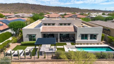 Former Toll Brothers model home nestled on the 12th hole of on Blackstone Country Club in Arizona - for sale on GolfHomes.com, golf home, golf lot