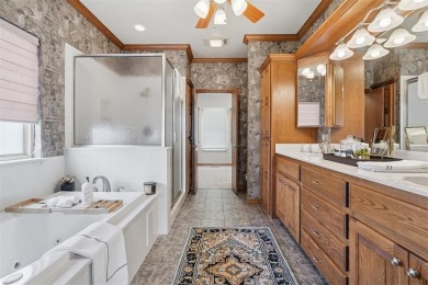 Welcome to this builder's custom home, perfectly situated on a on Shawnee Country Club in Oklahoma - for sale on GolfHomes.com, golf home, golf lot