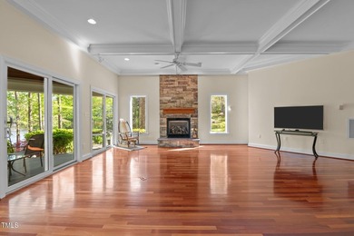 Waterfront living at its finest with this gorgeous 4-bedroom on River Golf and Country Club at Lake Royale in North Carolina - for sale on GolfHomes.com, golf home, golf lot