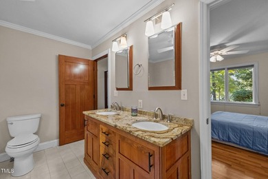 Waterfront living at its finest with this gorgeous 4-bedroom on River Golf and Country Club at Lake Royale in North Carolina - for sale on GolfHomes.com, golf home, golf lot