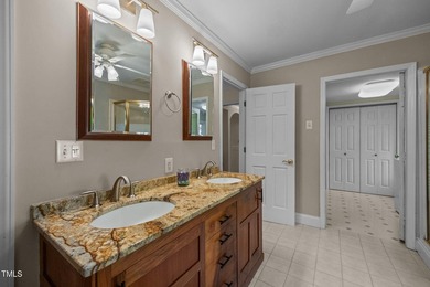 Waterfront living at its finest with this gorgeous 4-bedroom on River Golf and Country Club at Lake Royale in North Carolina - for sale on GolfHomes.com, golf home, golf lot