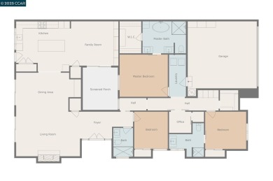 Beautifully updated 4 bedroom, 3 bath single-story home with on Crow Canyon Country Club in California - for sale on GolfHomes.com, golf home, golf lot