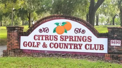 Nice elevation. NO HOA Rules & NO HOA fees $$$  NOT in a FLOOD on Citrus Springs Country Club in Florida - for sale on GolfHomes.com, golf home, golf lot
