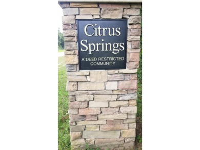 Nice elevation. NO HOA Rules & NO HOA fees $$$  NOT in a FLOOD on Citrus Springs Country Club in Florida - for sale on GolfHomes.com, golf home, golf lot