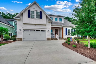 This stunning home, built in 2020 by a local custom builder on Myrtlewood Golf Course and Club  in South Carolina - for sale on GolfHomes.com, golf home, golf lot
