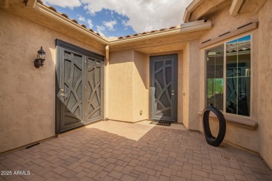 AMAZING RESORT LIVING w/ OPEN WASH VIEWS! Enter this beautifully on Poston Butte Golf Club in Arizona - for sale on GolfHomes.com, golf home, golf lot