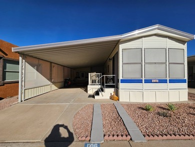 Welcome to this sparkling clean 2-bedroom, 2-bathroom home. The on Viewpoint Golf Resort in Arizona - for sale on GolfHomes.com, golf home, golf lot
