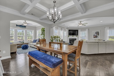 Stunning Coastal Craftsman Style 5 Bedroom, 3 Bath Home located on Beau Rivage Golf and Resort in North Carolina - for sale on GolfHomes.com, golf home, golf lot