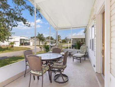 Rarely available large 3/2 + Den home featuring vaulted ceilings on Barefoot Bay Golf Course in Florida - for sale on GolfHomes.com, golf home, golf lot