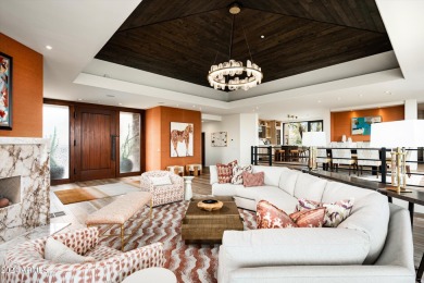 This home was reimagined by the talented designer, Betty Duff on Desert Mountain Club - Apache Golf Course in Arizona - for sale on GolfHomes.com, golf home, golf lot