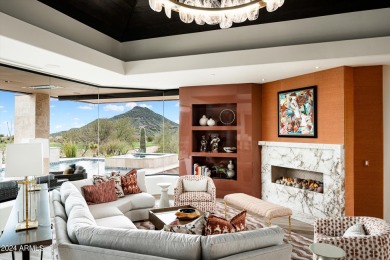 This home was reimagined by the talented designer, Betty Duff on Desert Mountain Club - Apache Golf Course in Arizona - for sale on GolfHomes.com, golf home, golf lot