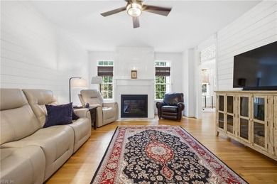 This thoughtfully designed farmhouse blends timeless character on Fords Colony Country Club in Virginia - for sale on GolfHomes.com, golf home, golf lot