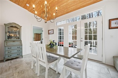 This thoughtfully designed farmhouse blends timeless character on Fords Colony Country Club in Virginia - for sale on GolfHomes.com, golf home, golf lot