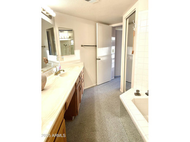 Resort-style living with beautiful mountain and golf course on Ahwatukee Country Club in Arizona - for sale on GolfHomes.com, golf home, golf lot