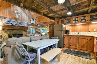 Charming Historic Cabin w/ Year-Round Mountain Views looking on Black Mountain Golf Course in North Carolina - for sale on GolfHomes.com, golf home, golf lot