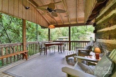 Charming Historic Cabin w/ Year-Round Mountain Views looking on Black Mountain Golf Course in North Carolina - for sale on GolfHomes.com, golf home, golf lot