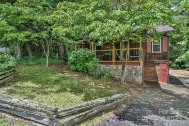 Charming Historic Cabin w/ Year-Round Mountain Views looking on Black Mountain Golf Course in North Carolina - for sale on GolfHomes.com, golf home, golf lot