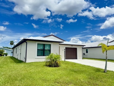 Rare to find new CBS home with many upgrades, Metal Roof, Bright on Spanish Lakes Fairways in Florida - for sale on GolfHomes.com, golf home, golf lot