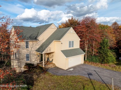 Discover luxury living in this stunning 4-bedroom home located on Pinecrest Lake Golf and Country Club in Pennsylvania - for sale on GolfHomes.com, golf home, golf lot