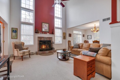 Discover luxury living in this stunning 4-bedroom home located on Pinecrest Lake Golf and Country Club in Pennsylvania - for sale on GolfHomes.com, golf home, golf lot