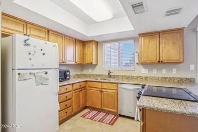 This beautifully updated 2-bedroom, 2-bath townhome is located on Bellaire Golf Club in Arizona - for sale on GolfHomes.com, golf home, golf lot