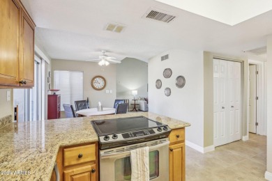 This beautifully updated 2-bedroom, 2-bath townhome is located on Bellaire Golf Club in Arizona - for sale on GolfHomes.com, golf home, golf lot