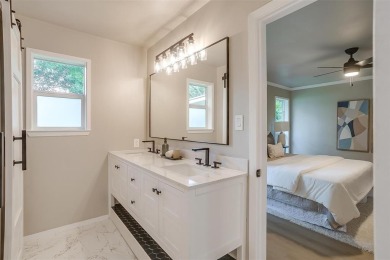 Step into this stunning, thoughtfully designed 3-bedroom, 2-bath on Pecan Valley Municipal Golf Course in Texas - for sale on GolfHomes.com, golf home, golf lot
