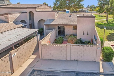 This beautifully updated 2-bedroom, 2-bath townhome is located on Bellaire Golf Club in Arizona - for sale on GolfHomes.com, golf home, golf lot