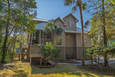 Exceptional Custom Home in Edisto Beach, 4BR/3BA, lagoon and on The Plantation Course At Edisto in South Carolina - for sale on GolfHomes.com, golf home, golf lot
