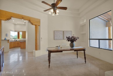 Discover this meticulously maintained custom home nestled within on Las Sendas Golf Club in Arizona - for sale on GolfHomes.com, golf home, golf lot