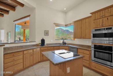 Discover this meticulously maintained custom home nestled within on Las Sendas Golf Club in Arizona - for sale on GolfHomes.com, golf home, golf lot