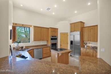 Discover this meticulously maintained custom home nestled within on Las Sendas Golf Club in Arizona - for sale on GolfHomes.com, golf home, golf lot