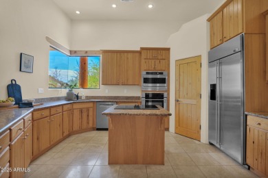 Discover this meticulously maintained custom home nestled within on Las Sendas Golf Club in Arizona - for sale on GolfHomes.com, golf home, golf lot
