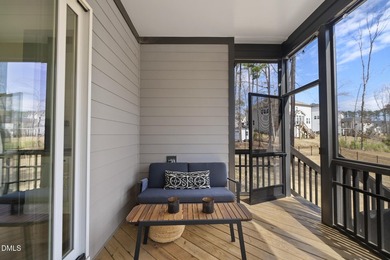 Tucked away on a quiet cul-de-sac in the prestigious Hasentree on Hasentree Club in North Carolina - for sale on GolfHomes.com, golf home, golf lot