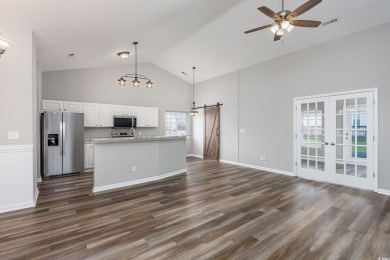 This beautifully updated single-level brick-front home is on Heron Point Golf Club in South Carolina - for sale on GolfHomes.com, golf home, golf lot