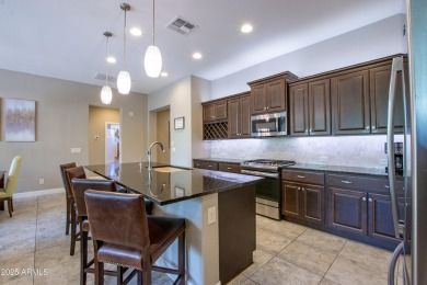 Discover low-maintenance luxury in this beautifully updated on Tuscany Falls At Pebble Creek in Arizona - for sale on GolfHomes.com, golf home, golf lot