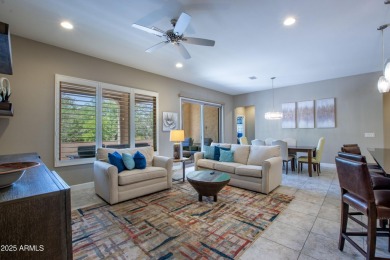 Discover low-maintenance luxury in this beautifully updated on Tuscany Falls At Pebble Creek in Arizona - for sale on GolfHomes.com, golf home, golf lot