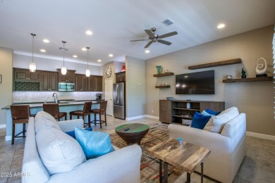 Discover low-maintenance luxury in this beautifully updated on Tuscany Falls At Pebble Creek in Arizona - for sale on GolfHomes.com, golf home, golf lot