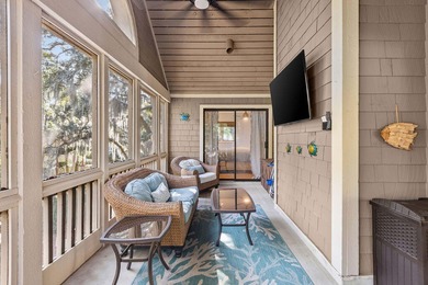 Enjoy relaxed coastal living in this 2 BR 2 BA upper-level end on The Seabrook Island Club in South Carolina - for sale on GolfHomes.com, golf home, golf lot