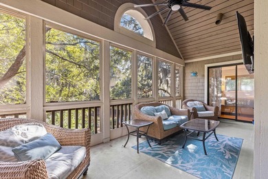 Enjoy relaxed coastal living in this 2 BR 2 BA upper-level end on The Seabrook Island Club in South Carolina - for sale on GolfHomes.com, golf home, golf lot
