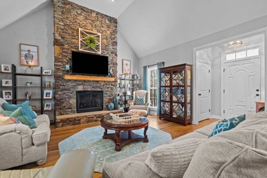 Beautiful custom-Bill Seldomridge built home showcasing serene on Beacon Ridge Golf and Country Club in North Carolina - for sale on GolfHomes.com, golf home, golf lot