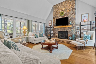 Beautiful custom-Bill Seldomridge built home showcasing serene on Beacon Ridge Golf and Country Club in North Carolina - for sale on GolfHomes.com, golf home, golf lot