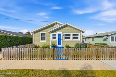 Just a 3-4 minutes walk to the ocean, this updated beach cottage on Jacksonville Beach Golf Course in Florida - for sale on GolfHomes.com, golf home, golf lot