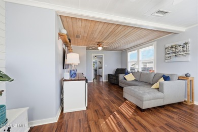 Just a 3-4 minutes walk to the ocean, this updated beach cottage on Jacksonville Beach Golf Course in Florida - for sale on GolfHomes.com, golf home, golf lot