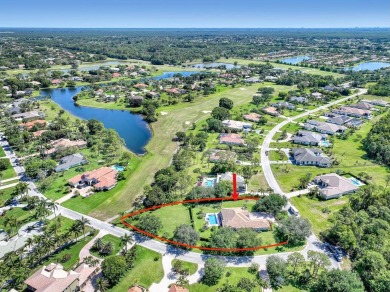 Discover this spacious 4-bedroom, 3-bath pool home located in on PGA National Estates Golf Course in Florida - for sale on GolfHomes.com, golf home, golf lot