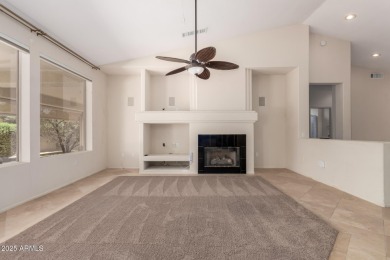 What a view! This spacious Mesquite model, overlooking the 18th on Desert Springs Golf Course in Arizona - for sale on GolfHomes.com, golf home, golf lot