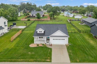 Step into this beautiful ranch-style home nestled on a spacious on Woodward Golf and Recreation in Iowa - for sale on GolfHomes.com, golf home, golf lot