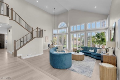 Enjoy expansive golf course views from bright, sun-filled on Canyon Gate Country Club in Nevada - for sale on GolfHomes.com, golf home, golf lot