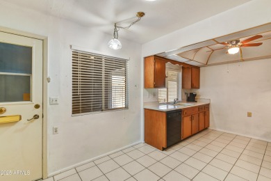 Desirable 3-bedroom, 2-bath corner-end condo with 1-car garage on  in Arizona - for sale on GolfHomes.com, golf home, golf lot